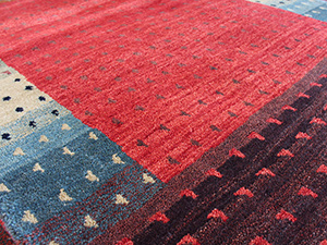 detail of zamin rug