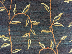 detail of tibetan rug